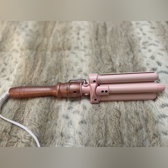 🎀 Pink Glitter Limited Edition Beachwaver 3b Waver - Picture 5 of 8